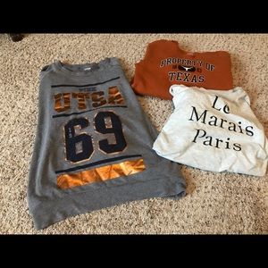 Sweat shirts